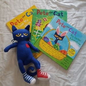 pete the cat book and stuffed animal